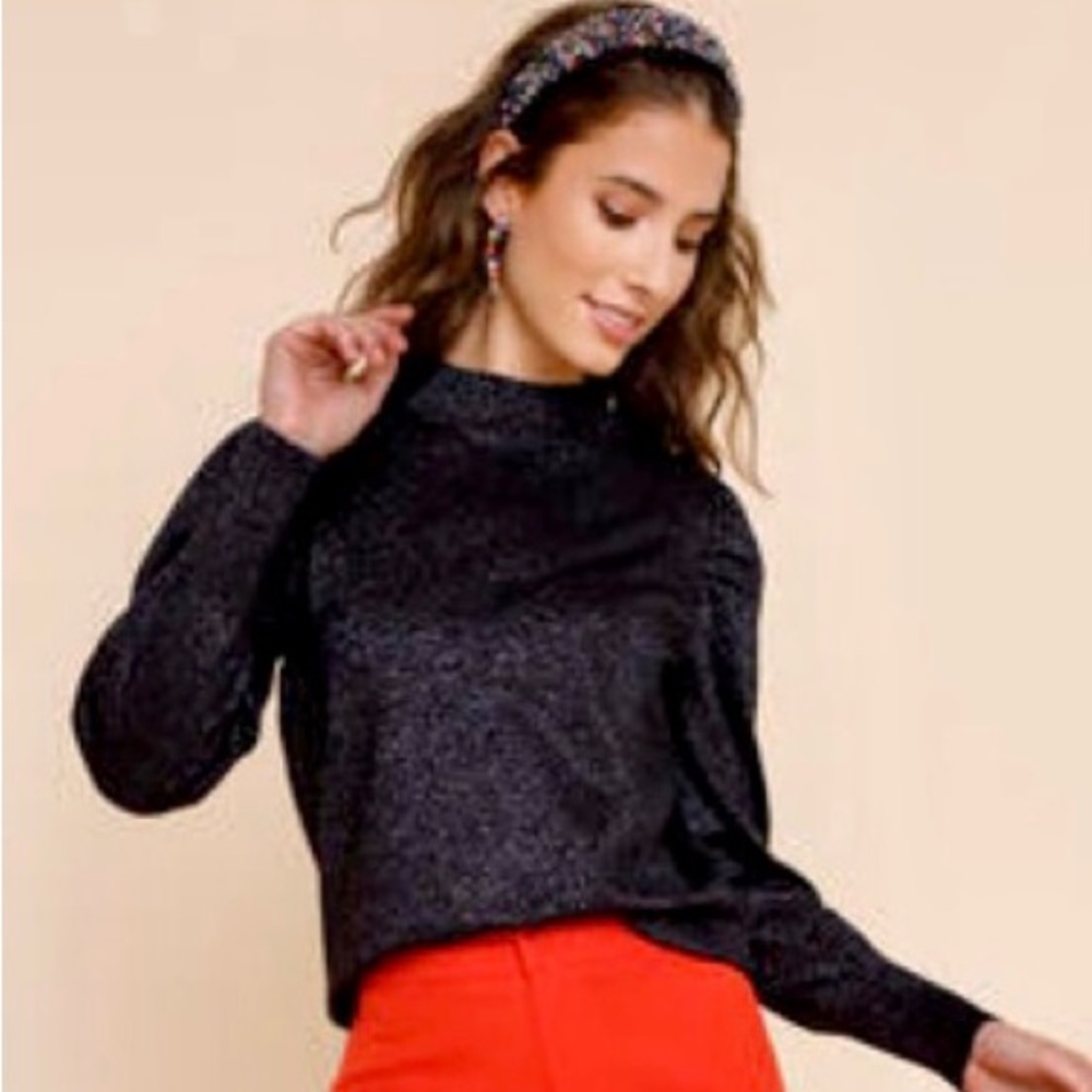 Francesca’s Collections Puff Sleeve Sweater by Studio 19.